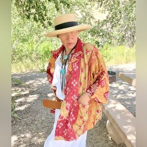 Handmade #3 The “Marigold” KANTHA OOAK DUSTER